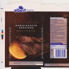 Albert Delicata extra horka pomerancova cokolada