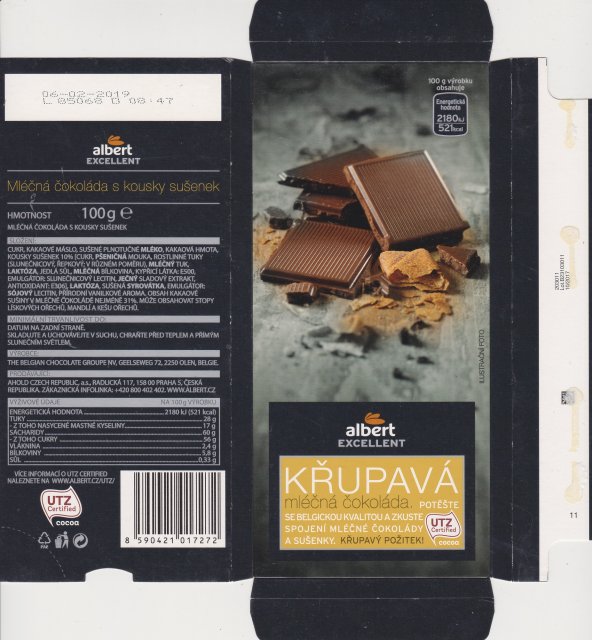 Albert excellent Krupava UTZ 521kcal