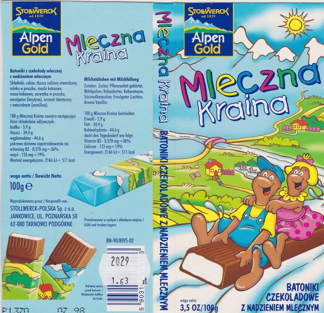 Alpen Gold Mleczna Kraina male stollwerck _x_
