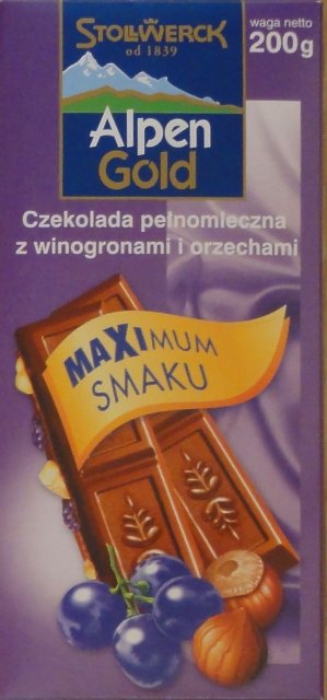 Alpen Gold srednie pion Maximum smaku pelnomleczna z winogronami i orzechami_cr