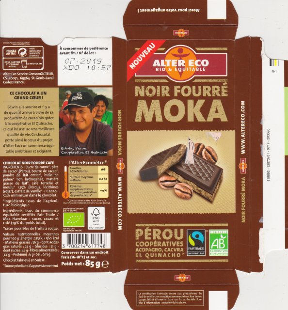 Alter eco noir fourre moka