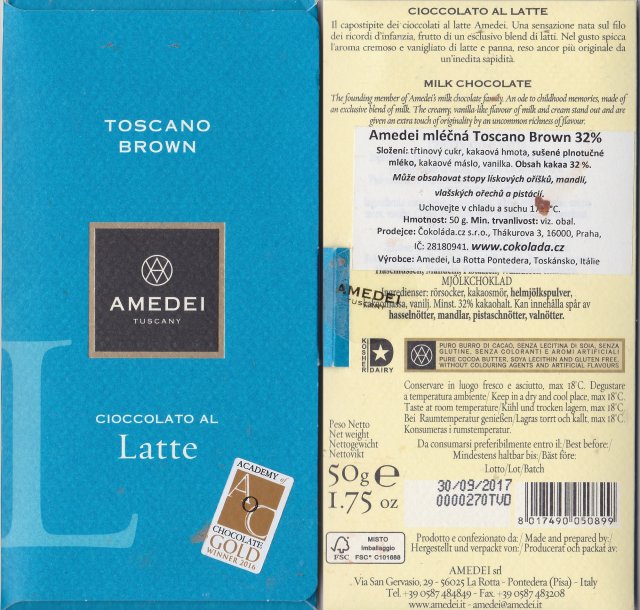 Amedei 1 Latte