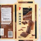 Auchan 3a mousse noir fourre