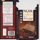 Auchan 3d Noir truffe fantaisie eclats de feves de cacao caramelises