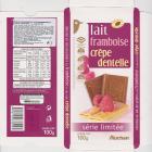 Auchan serie limitee lait framboise crepe dentelle serie limitee