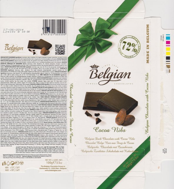 Belgian 2b Cocoa Nibs 72
