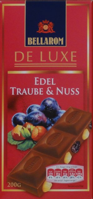 Bellarom srednie de luxe kwadrat edel Traube & Nuss_cr
