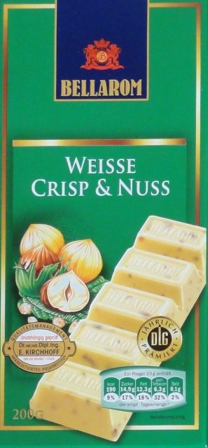 Bellarom srednie kwadrat weisse crisp & nuss_cr