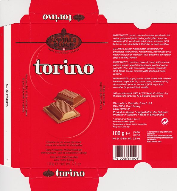 Camille Bloch pion 0 Torino 1