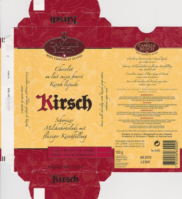 Camille Bloch pion 2 kirsch