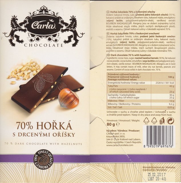 Carla 2 70 Horka s drcenymi orisky