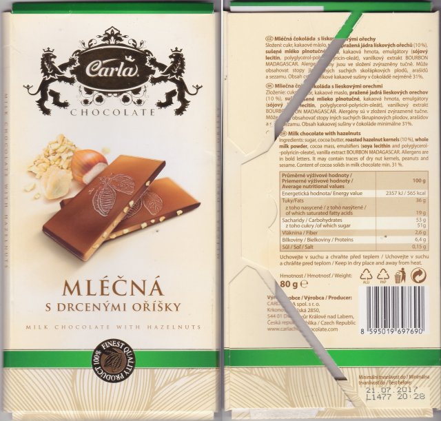 Carla 2 Mlecna s drcenymi orisky 2