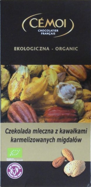 Cemoi czekolada mleczna z kawalkami karmelizowanych migdalow_cr
