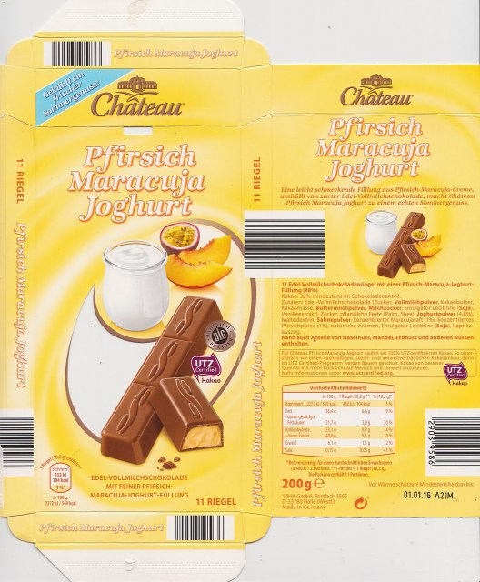 Chateau pion Pfirsich Maracuja Joghurt 104kcal utz dlg gekuhlt