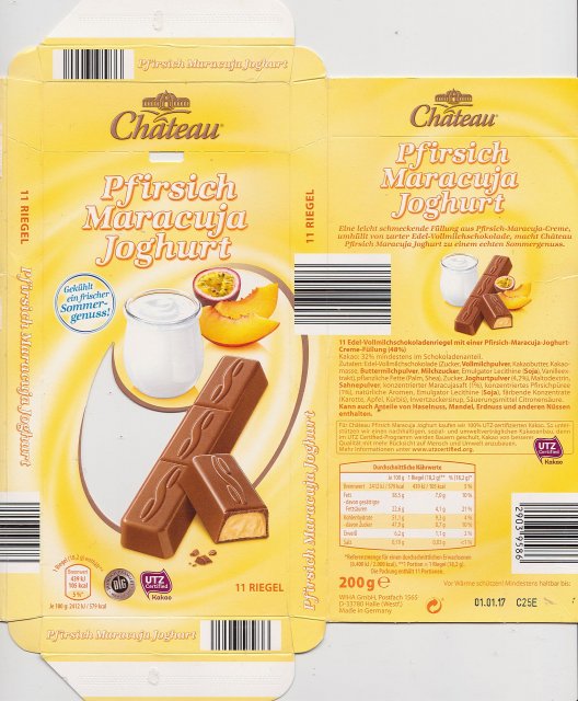 Chateau pion Pfirsich Maracuja Joghurt 105kcal dlg utz sommer genuss