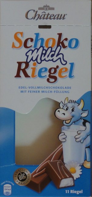 Chateau pion Schoko Riegel milch 104kcal dlg
