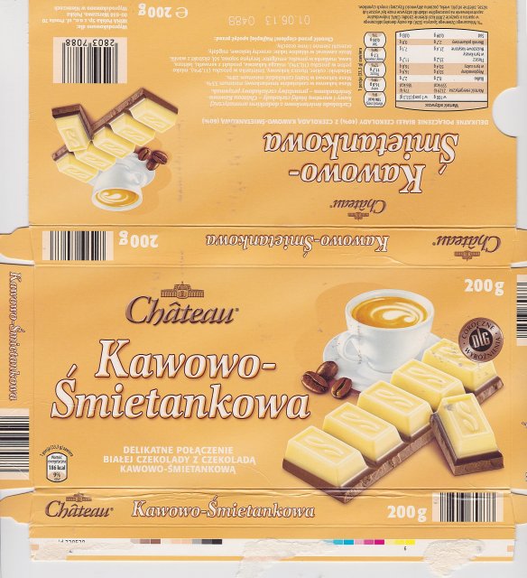 Chateau poziom bez k Kawowo Smietankowa 186kcal dlg