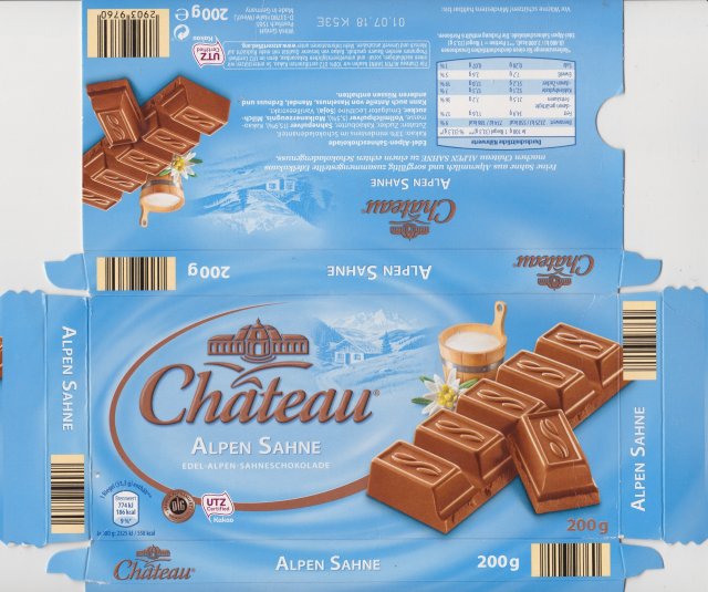 Chateau poziom kolko Alpen Sahne 186kcal dlg utz