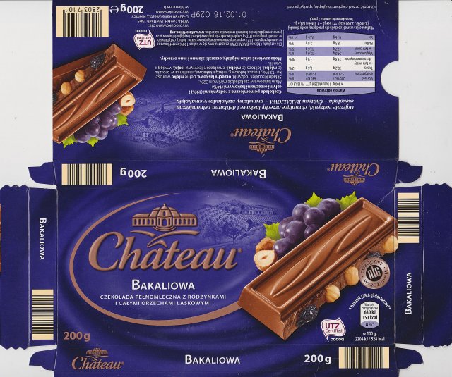 Chateau poziom kolko Bakaliowa 151kcal DLG UTZ
