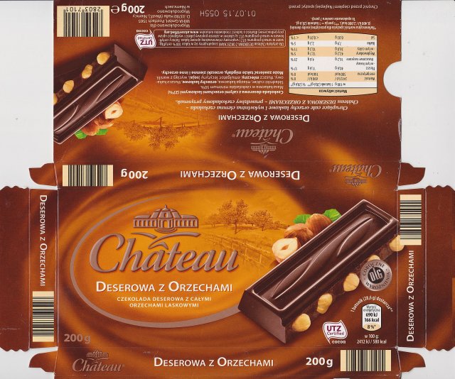 Chateau poziom kolko Deserowa z Orzechami 166kcal UTZ DLG