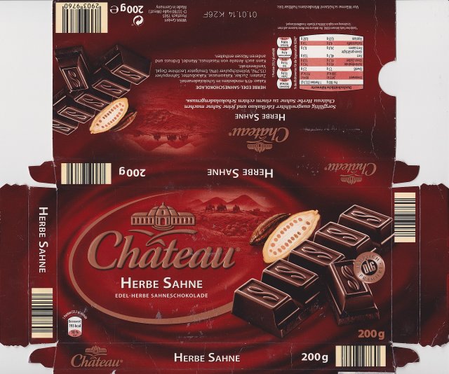 Chateau poziom kolko Herbe Sahne 193kcal