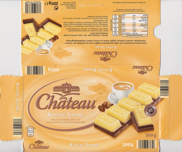 Chateau poziom kolko Kaffee Sahne 186kcal