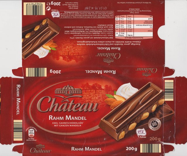 Chateau poziom kolko Rahm Mandel 164kcal dlg UTZ