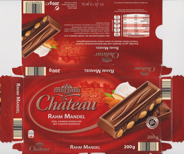 Chateau poziom kolko Rahm Mandel 164kcal dlg