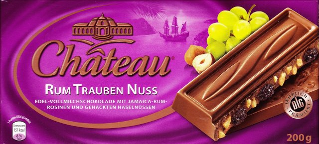 Chateau poziom kolko Rum Trauben Nuss 151 kcal_cr