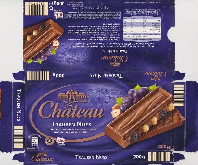 Chateau poziom kolko Trauben Nuss 151kcal dlg utz