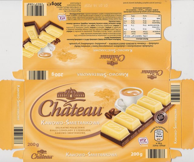 Chateau poziom kolko kawowo smietankowa 186kcal UTZ DLG