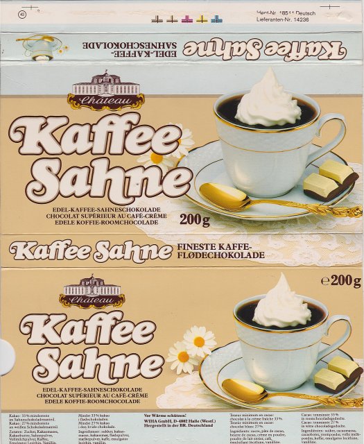 Chateau poziom kreska Kaffee Sahne edel kaffee _x_