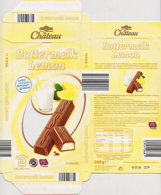 Choceur srednie pion 11 Bottermelk Lemon 105kcal DLG UTZ