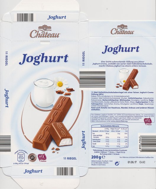 Choceur srednie pion 11 Joghurt 105kcal DLG UTZ