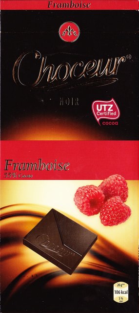 Choceur srednie pion 5 noir framboise 106kcal