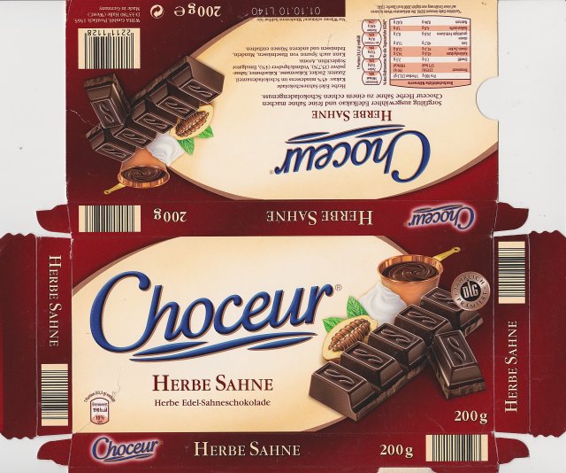 Choceur srednie poziom bez fali Herbe Sahne 190klac dlg