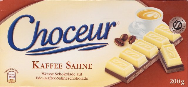 Choceur srednie poziom bez fali Kaffee Sahne 186 kcal