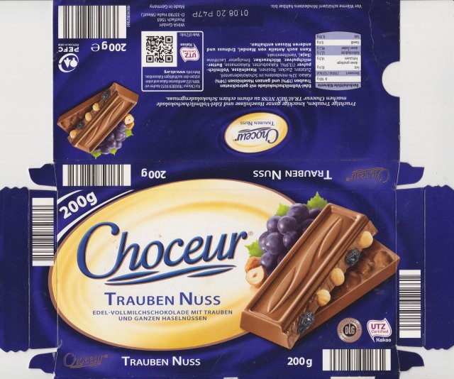 Choceur srednie poziom bez fali Trauben Nuss DLG UTZ