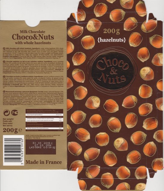Choco & Nuts hazelnuts