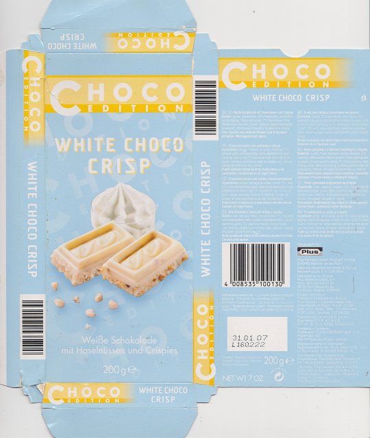 Choco edition pion White Choco Crisp