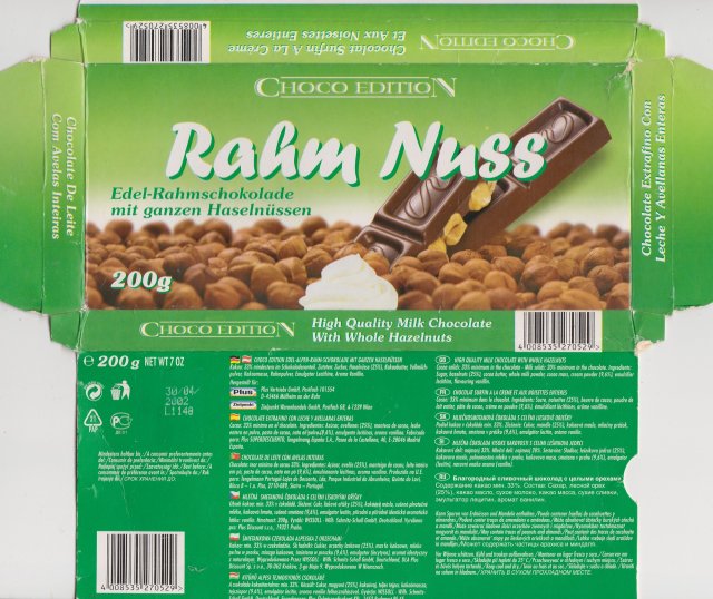 Choco edition srednie poziom 1 Rahm Nuss