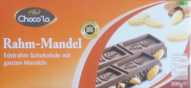 Chocola srednie Rahm Mandel dig 167 kcal_cr