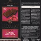 Chocomoco chocoyoco luxury dark chocolate with cranberries