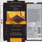 Con Amore dark 72% with a touch of orange