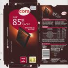 Cora noir 85% cacao 58kcal corse & subtil