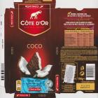 Cote dOr pion 15 coco noir pur 123kcal