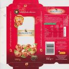 Edbol Magnetic mleczna z calymi orzechami 100kcal czerwona
