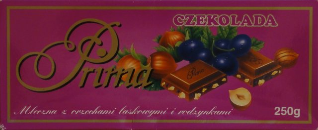 Edbol Prima mleczna z orzechami laskowymi