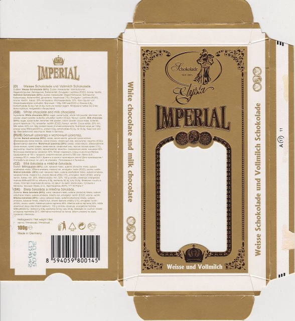 Elysia imperial Weisse und Vollmilch