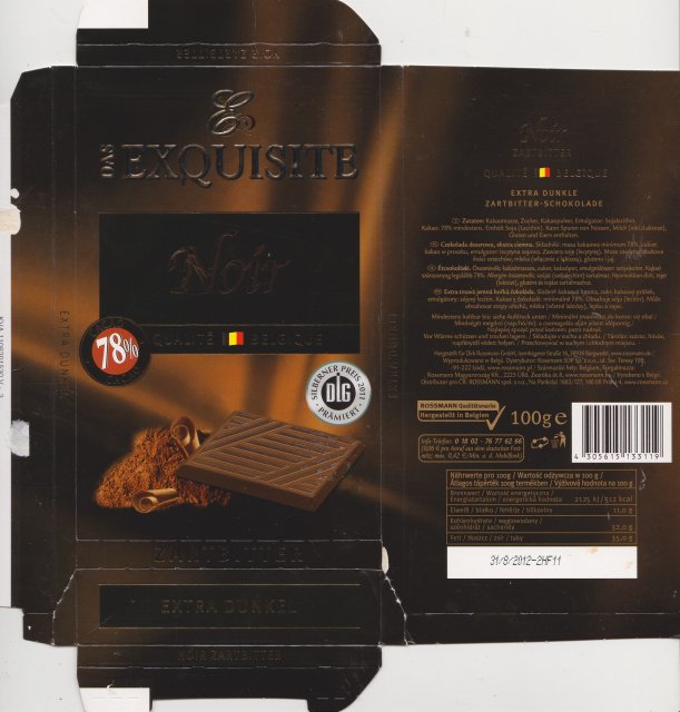Exquisite 1b noir 78 cacao dlg